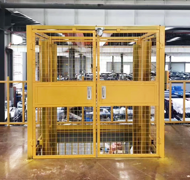 开封智能导轨式升降机亮相